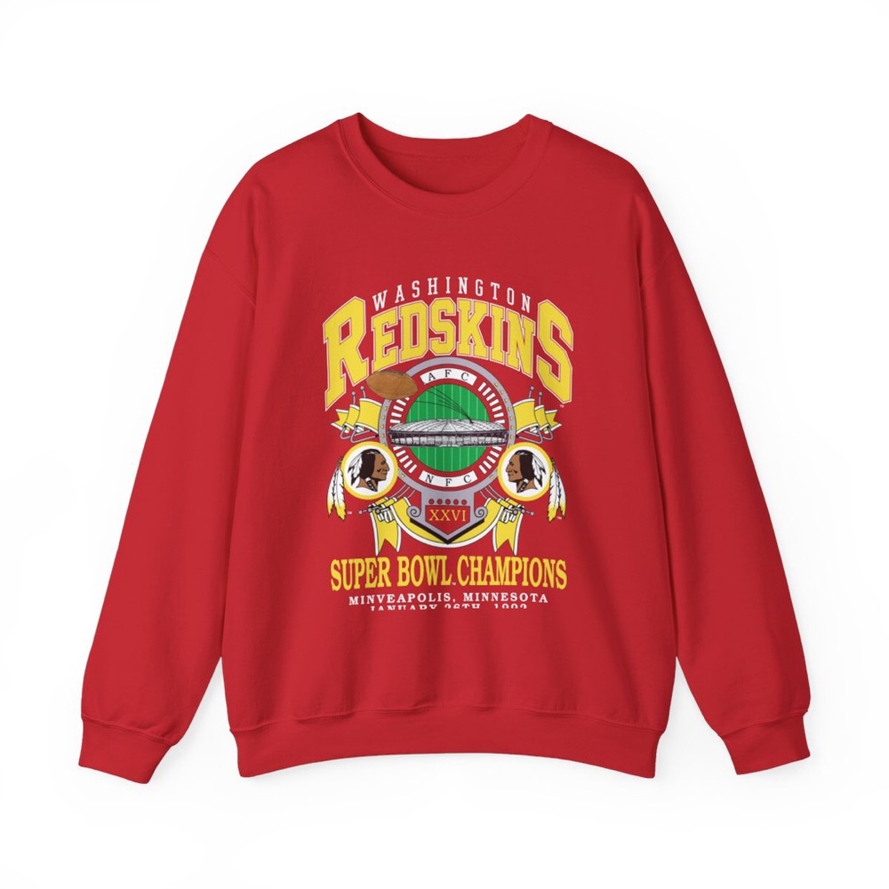 Washington Redskins Super Bowl Champions Sweatshirt, Minnesota Sweatshirt